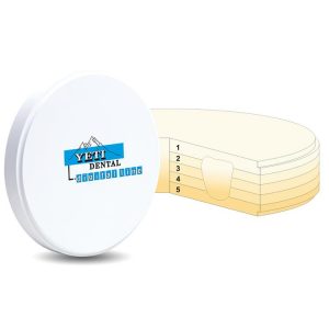 DISCO DE CIRCONIO MULTICAPA GEO-5 CAD/CAM C2 14 MM