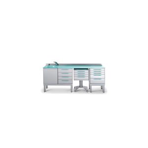 CONJUNTO 4 MODULOS MOBILIARIO CLINICO SERIE "PRESTIGE".