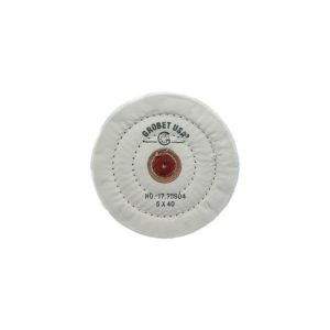 DISCO GROBET ALGODON BLANCO 125 MM. DIAM. 40 HOJAS (17.75804)