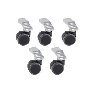 JUEGO 5 RUEDAS RECAM. TABURETE GABINETE DENTAL