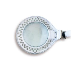 LAMPARA C/LUPA BIFOCAL 3-12 DIOPTRIAS SOBREMESA 60 LEDS 5W
