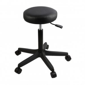 TABURETE ACOLCHADO DURSTON 52-70cm CON RUEDAS