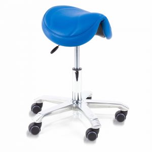 SILLA AMAZONE ASIENTO 34 CMS, INCLINACION.  REG. ALTURA AZUL(K189)
